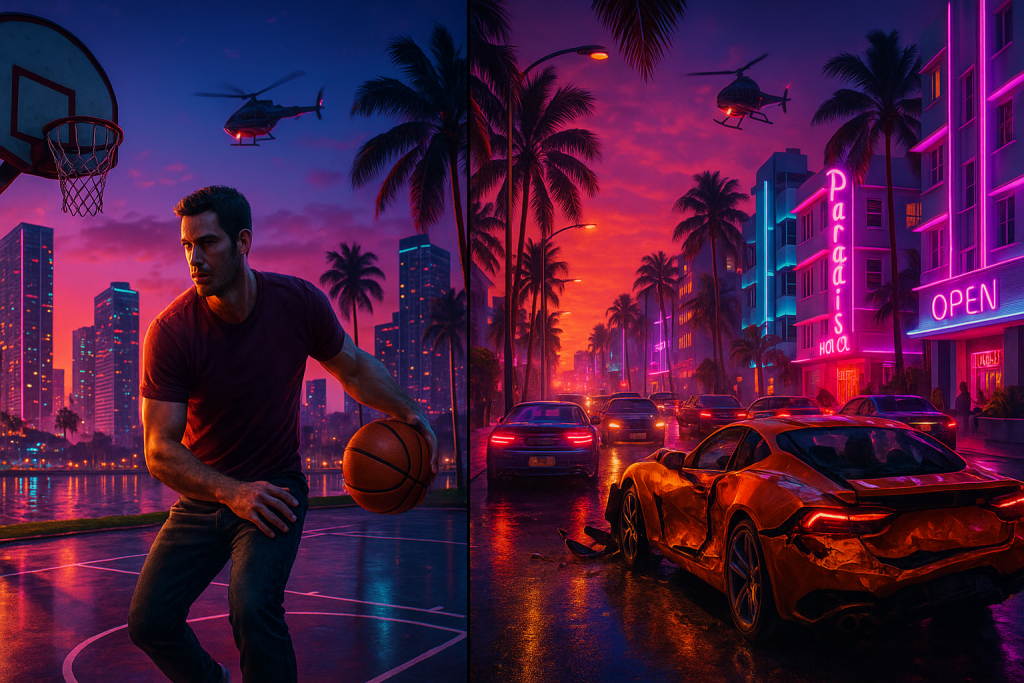 New GTA 6 Leaked Footage Reveals Jason Playing Basketball and Advanced Interaction Systems