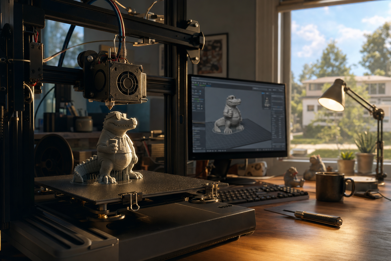Fan Creates Free 3D Print File of GTA 6 Collector's Edition Gator Statue