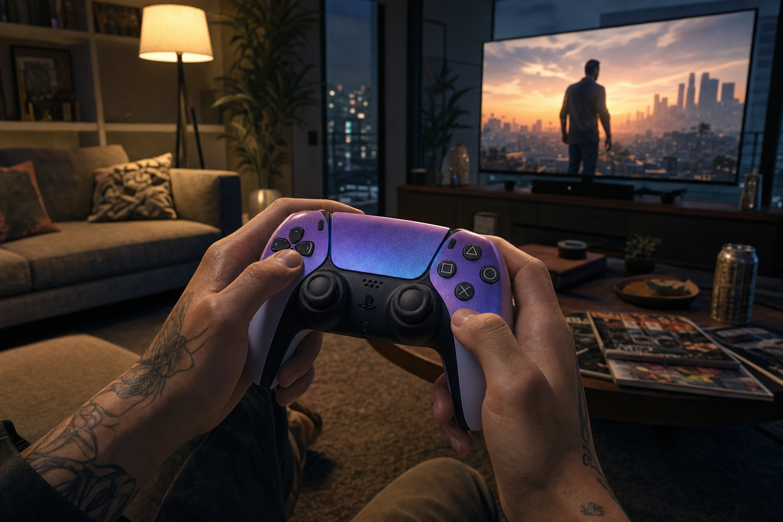 Sony Reveals GTA 6 Limited Edition DualSense Controllers